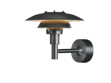 PH 3-2½ - Glass and Stainless Steel outdoor wall lamp by Louis Poulsen - view 2